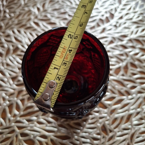 Avon Cape Cod 1876 Ruby Red x1 Stemmed Goblet - Picture 8 of 9